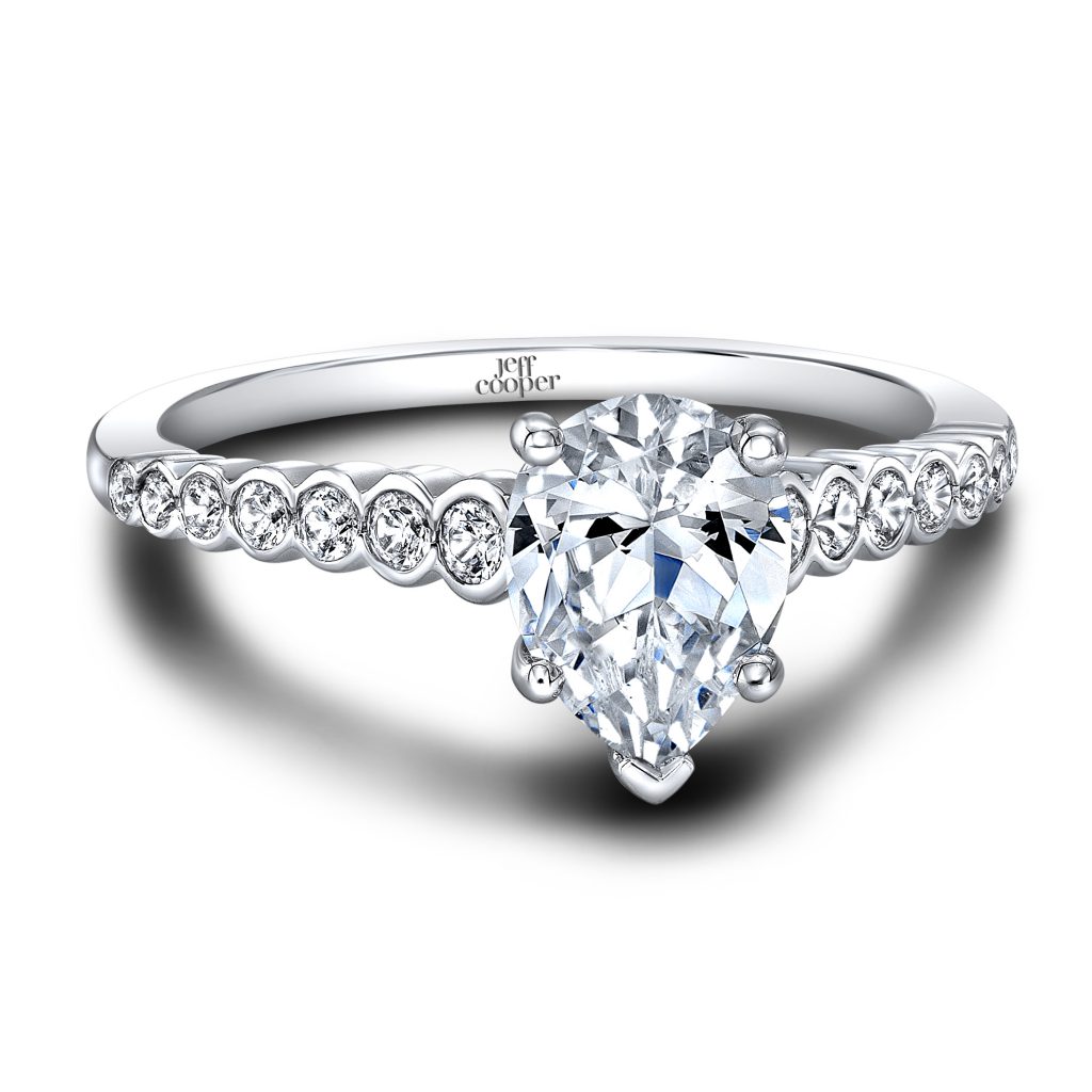 Amy Pear Shape Engagement Ring – Jeff Cooper Designs