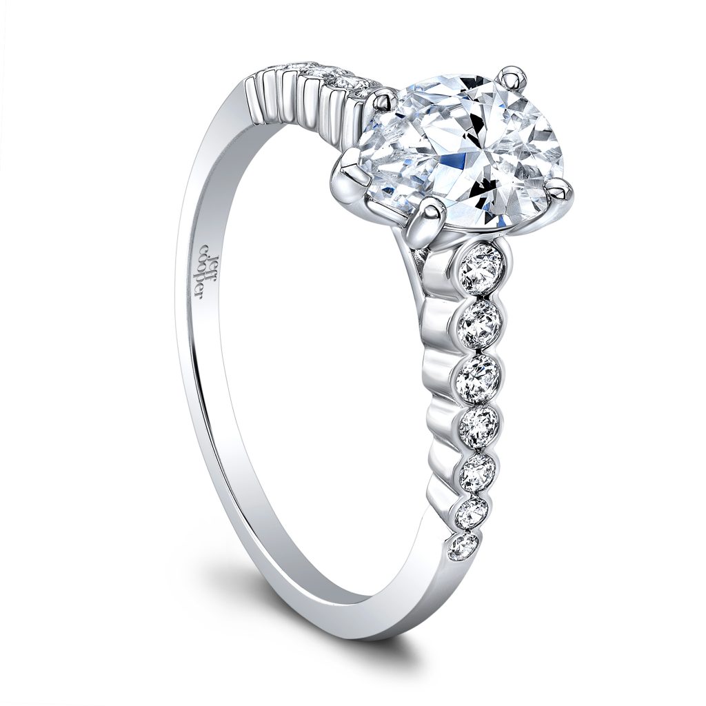 Amy Pear Shape Engagement Ring – Jeff Cooper Designs